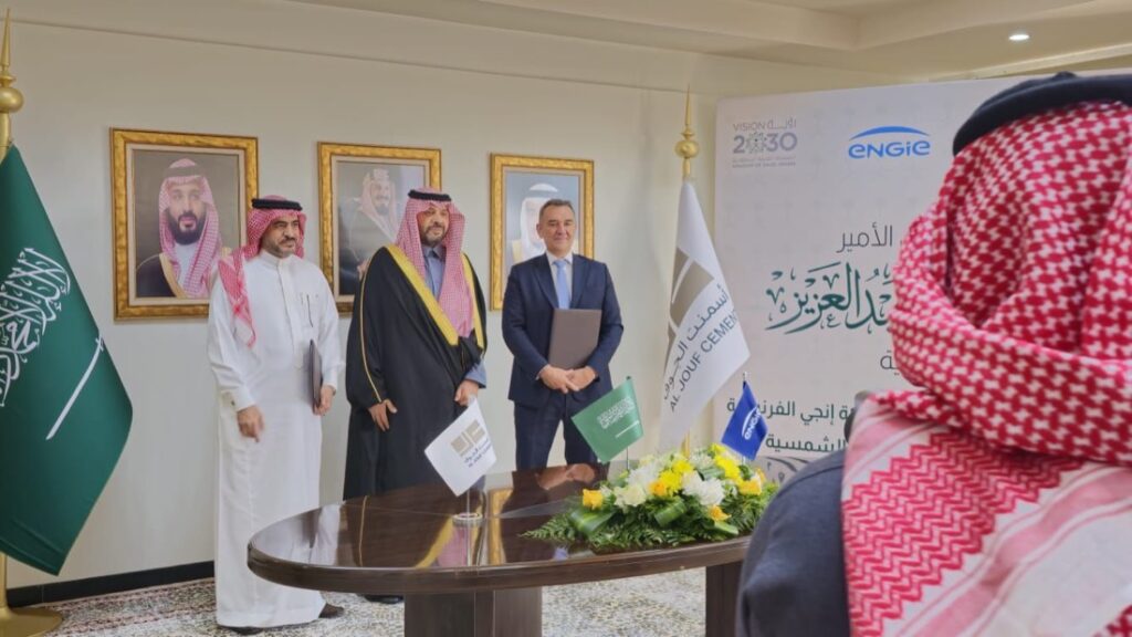 ENGIE and Al Jouf Cement Partner on 22 MWp Solar Project to Advance Saudi Vision 2030 Goals ENGIE and Al Jouf Cement Partner on 22 MWp Solar Project to Advance Saudi Vision 2030 Goals
