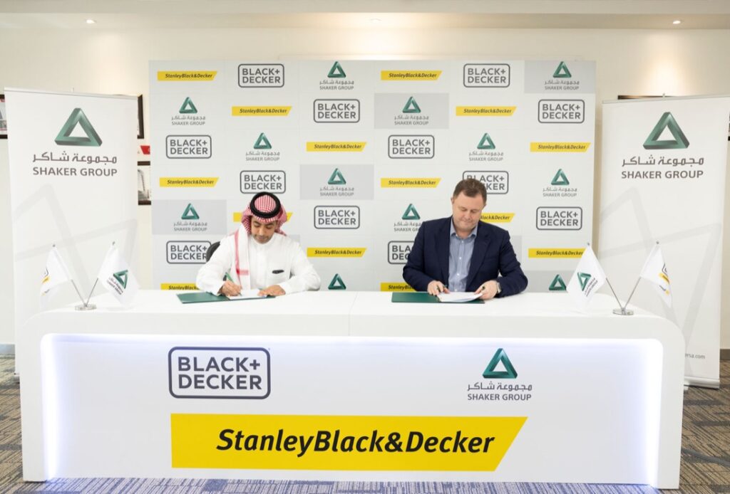 Shaker Announces Strategic Partnership with Stanley Black & Decker to Distribute BLACK+DECKER ®️ Appliances in Saudi Arabia Shaker Announces Strategic Partnership with Stanley Black & Decker to Distribute BLACK+DECKER ®️ Appliances in Saudi Arabia